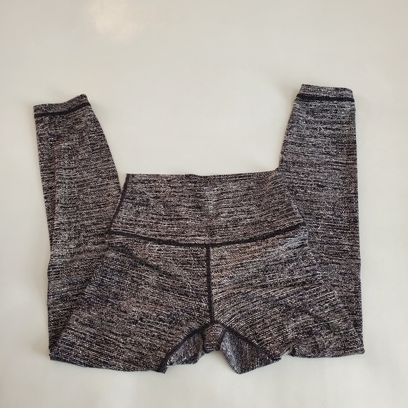 Lululemon Athletica Wunder Under High Rise Coco Pique Black Size 6 - Picture 9 of 12